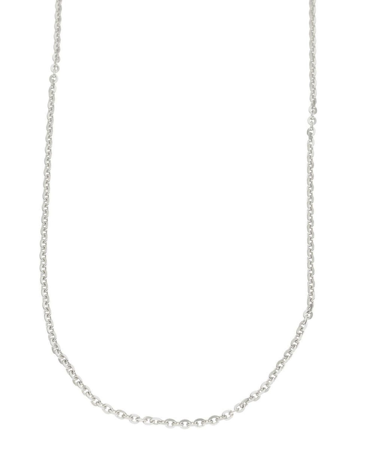 Srebrny łańcuszek 925 ankier 1,5 mm rodowany DIA-LAN-729338R-50-925 1,5mm. Srebrny łańcuszek najwyższej próby srebra 925. Łańcuszek srebrny o splocie ankier idealny na prezent. Łańcuszek srebrny o wadze 3,20 gram i szerokości 1,5 mm (1).jpg